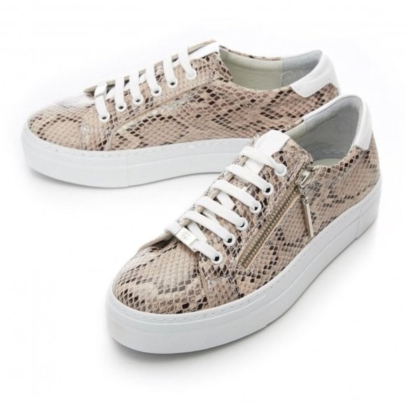 Moda in pelle leather trainers size 39 English 6 - Picture 1 of 2
